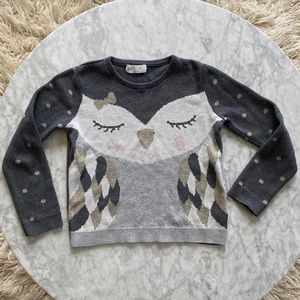 H&M Sleepy Owl Sweater size 6y-8y